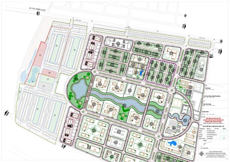 Hình ảnh phân lô về dự án Đất Nền tại Yên Phong Bắc Ninh