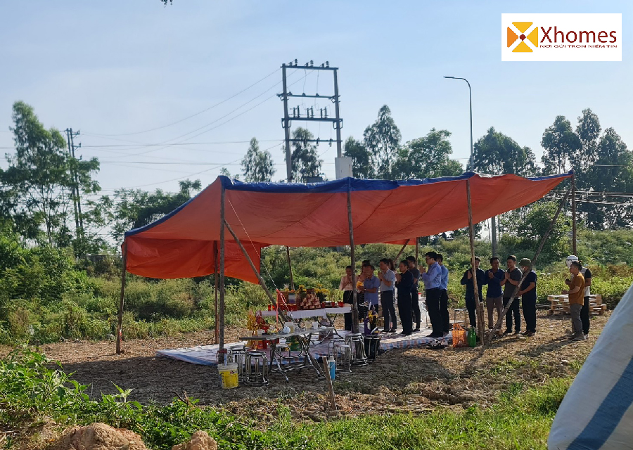Vị trí tổ chức lễ khởi công dự án đất nền đấu giá Đông Yên, Yên Phong, Bắc Ninh