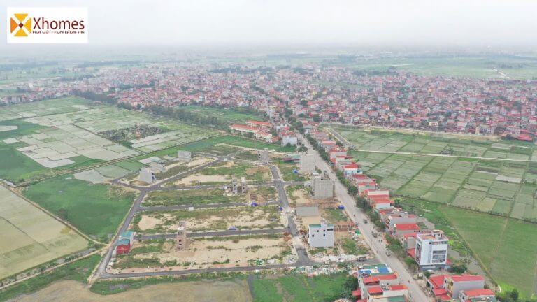 Hình ảnh thực tế của dự án Diamond City Nghiêm Xá Yên Phong Bắc Ninh