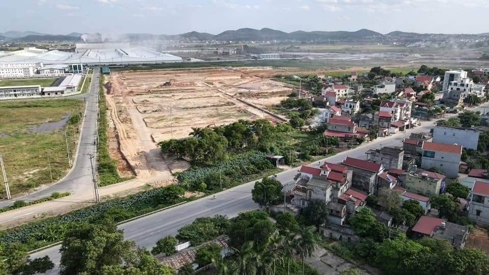 Hình ảnh thực tế của dự án KĐT mới phía Đông Chí Linh Hải Dương