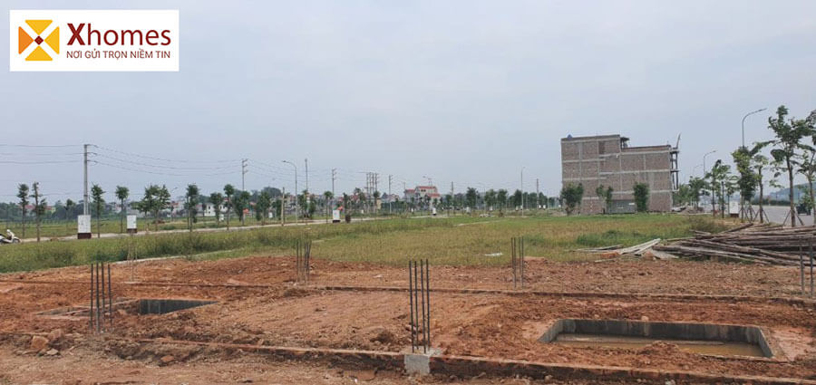 Hình ảnh thực tế của dự án khu đô thị Dĩnh Trì Bắc Giang