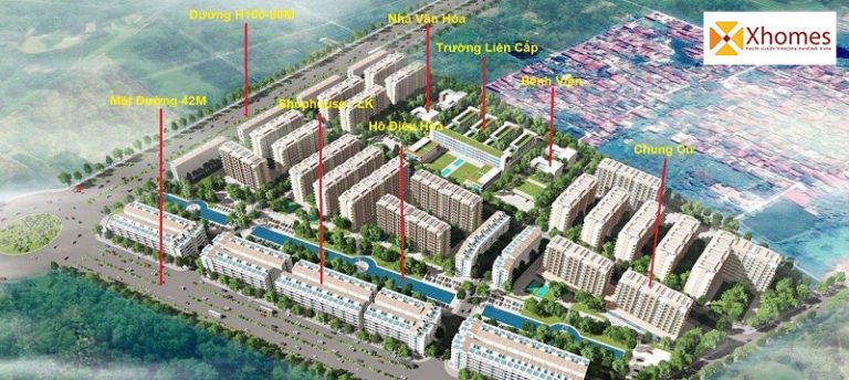 Phối cảnh Phân khu Dự án Cát Tường Smart City Yên Phong Bắc Ninh