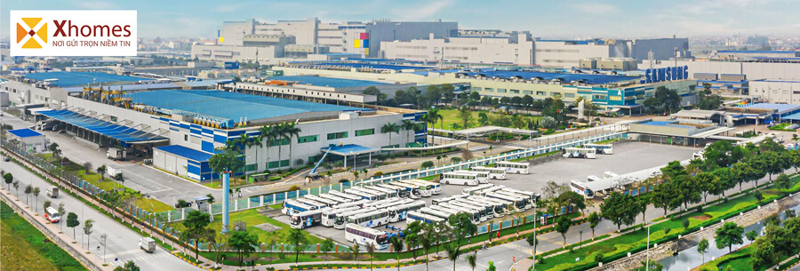 Hình ảnh thực tế khu công nghiệp SAMSUNG, huyện Yên Phong, tỉnh Bắc Ninh