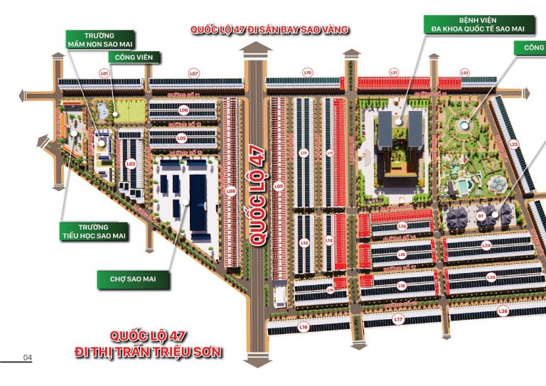 Khu đô thị Sao Mai Phố Đà – Triệu Sơn Thanh Hóa