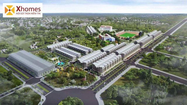 Phối cảnh tổng quan dự án Vườn Sen Đồng Kỵ Từ Sơn Bắc Ninh